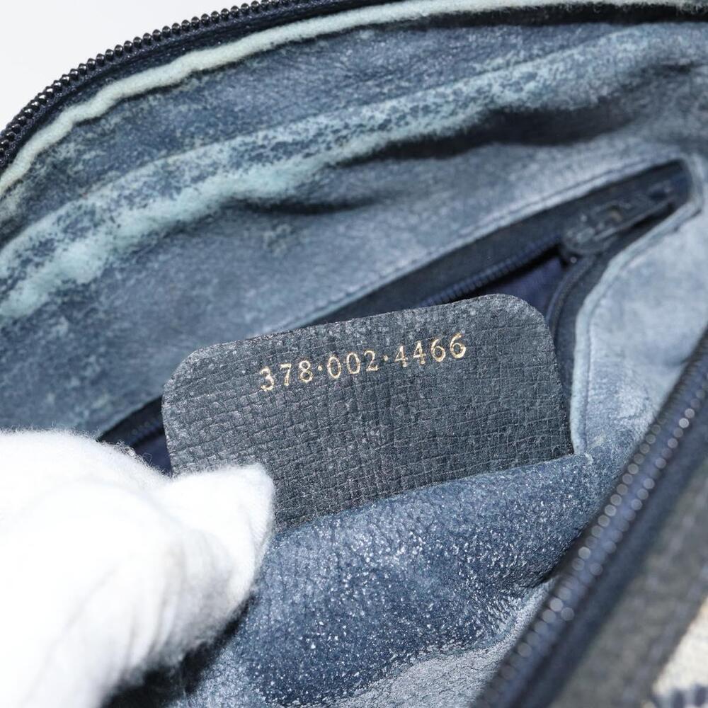 GUCCI GG Supreme Sherry Line Hand Bag PVC Navy Red 378 002 4466 Auth ep12166 - Picture 12 of 16